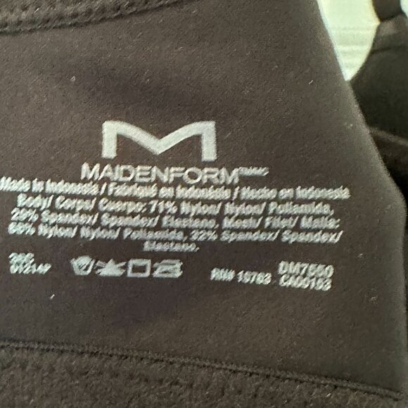 Maidenform Racerback Bra Black 36C DM7550 Smartzone Cups Supersoft Fabric New - Picture 4 of 7